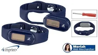 Tap and Track Pedometer Watch - Promotional Products by 4imprint
