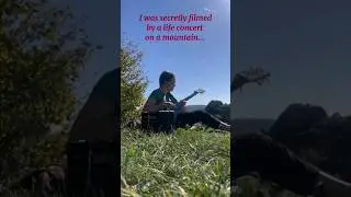 secretly filmed on a mountain 🎸🔥 #electricguitar #loop #soyabi #teaser
