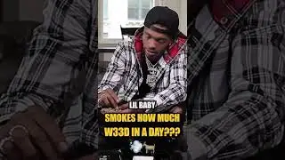 Сколько в день выкуривает Lil Baby ⁉️😳💨 #lilbaby #хипхоп #интервью