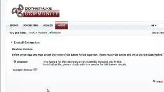 Installing XMod Pro on DNN 5