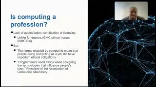 COMP3020 Lecture 4 - Professional Ethics in Computing