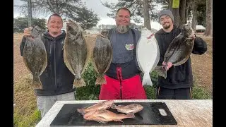 OCEAN, BAY AND BLUE ANGELS HALIBUT FISHING