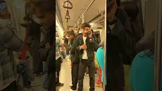 बुड़िया.prank in 🚇metro😂🤣🤪#viralvideo #trending #funny #voice #prank #shorte #videos #foryou