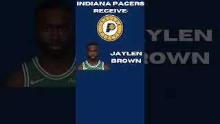 TRADING Jaylen Brown To The Indiana Pacers! #nba #basketball #viral