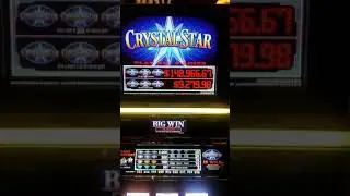 $225 Max Bet Crystal Star Jackpot Handpay!