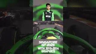 Gabriel Bortoleto's 🏎️ 🚀 RACE START | 2025 Singapore Grand Prix with 2010-2014 Graphics #f1