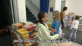 Kentucky Country Day collects more than 2,200 boxes of cereal for Dare to Care