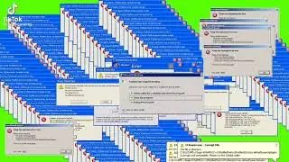 Glitch green screen