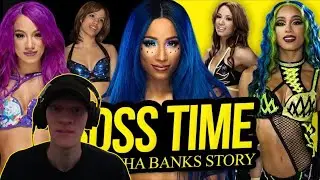 Non Wrestling Fan Reacts To BOSS TIME | The Sasha Banks Story (Full Career Documentary)