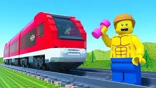 LEGO Train Gym Fail