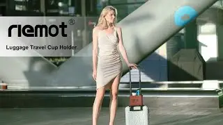 THE RIEMOT LUGGAGE CUP HOLDER IS A MUST-HAVE FOR TRAVEL TO FREE YOUR HANDS AND MAKE TRIP EASIER.