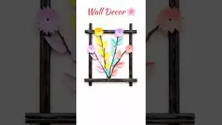 &ldquo;Simple Wall Decor Idea ✨&rdquo; #shorts #decor #viralshorts #papercraft #homedecor #youtubeshorts