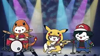 Crazy Cat Pok&eacute;mon Song Cover 🐱⚡ | Funny Animated Music