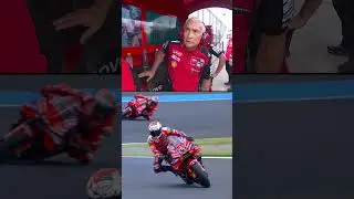 Tardozzi and Dall'Igna were SWEATING with Pecco's smoking bike 💨