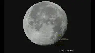 Photographier la lune avec un apn &agrave; gros zoom, Ninox et Registax