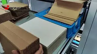 Automatic Grooving machine testing MDF board thickness 4.5mm