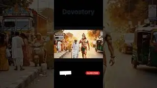 Hanuman ji helps an old blind man cross the road, sachchi seva aur daya 🙏