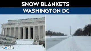 Storm In US | Snow Blankets Washington DC As US Braces For Massive Winter Storm