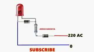 Membuat Led Indicator 220 VAC