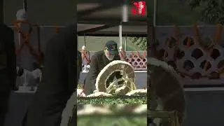 PM Narendra Modi pays tribute to the heroes of the Kargil War at Kargil War Memorial