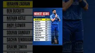 Highest Score in Champions Trophy🏆#highestscore#ibrahimzadran #englandvsafghanistan #championstrophy