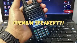PREMIUM SPEAKER??! - SCOM FC8 PRO, 5 WATT DUALBAND HANDHELD TRANSCEIVER 