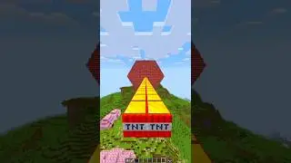 TNT Run 😰 (OP Ending) 44% #minecraft #shorts