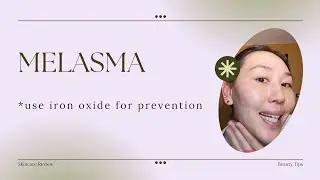 Did you know iron oxide in sunscreen and skincare can help prevent melasma? 🌞  #MelasmaPrevention