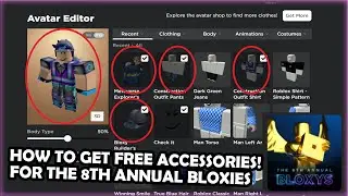 HOW TO GET 2 FREE ITEMS FOR THE BLOXIES EVENT! (ROBLOX)
