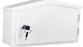 Wall Mount Milk Box with Lock Wall Mailbox Multipurpose Practical Dairy Holder Milk Crate