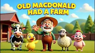 OLD MACDONALD HAD A FARM | ANIMAL SOUNDS SONG | MELODIOUS NURSERY RHYME FOR KIDS 🎶🐄🌾