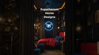 Superheroes homes from the inside!