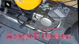 Simson S51 Auspuff Umbau von alt auf neu & Soundcheck!!!