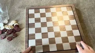 Unboxing, Issues, & Review of PlayVibe Wooden Chess/Checkers Set