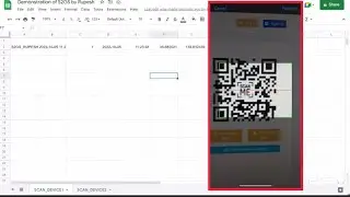 #qrcode to #google_sheets #real_time scanning | #S2GS App