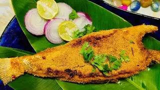 Silver Croaker Fish Recipe|| Silver Croaker Fry|| @CookwithShanti23