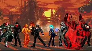 Manh Hung's Storm Igniz Team vs AET's Code.C.Yagevil-R Team | KOF MUGEN