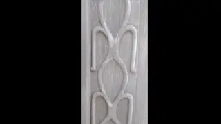 how to make round circle ⭕design || cement plaster design