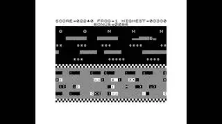 Hopper (Sinclair ZX81). Score: 5 380. #frogger #sinclair #zx81 #retrogaming #gamer #gaming #games