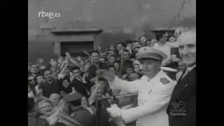 1966 06 27 NODO 1225B  El Generalísimo Inaugura el monumento a la batalla del Ebro en Tortosa