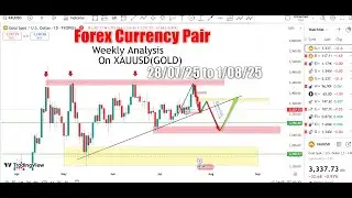 Weekly Analysis on XAUUSD(FOREX) (28/7/25 to 1/8/25)