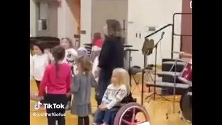 Teacher and student neglecting disable child