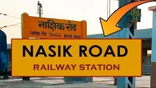 NK, Nasik Road railway station, India in 4k ultra HD