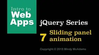 jquery 07 Create a Sliding Panel