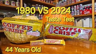 Eating 45 Year Old Coffee Crisp Vs New Product