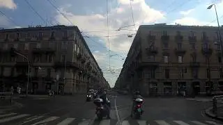 Tram run - Milan line 4 Niguarda - Cairoli