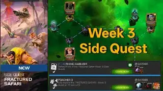 Fractured Safari Week 3 Side Quest Threat Lvl.5 |Best Caunters & Path| Mcoc