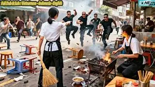 Đặc Công Nữ Sát Thần Quy Ẩn Bán Thịt Nướng Lề Đường Nuôi Con Bị Côn Đồ Tới Quậy Quán Liền Đập 1 Trận