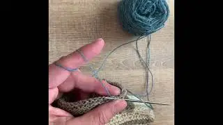 Strickanleitung Babysneaker: Maschenaufnahme