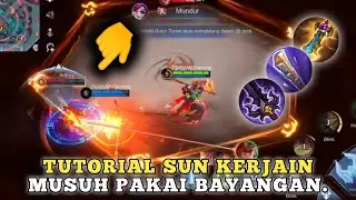 TUTORIAL SUN KERJAIN MUSUH PAKAI BAYANGAN #mobilelegends #mlbb #shorts